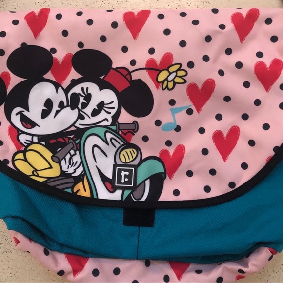 Disney Mickey & Minnie Mouse Messenger Bag - Picture 2 of 8